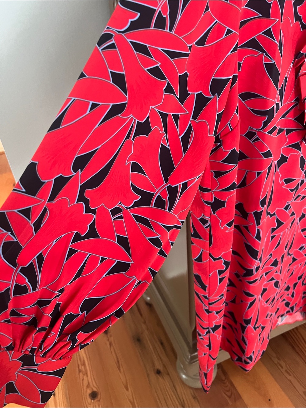 Ann Taylor Floral Ruffle Dress – Size XXL - Picture 3 of 4